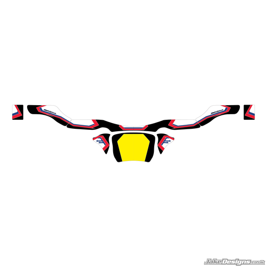 Stars Style Custom Rear Bumper Sticker Kit