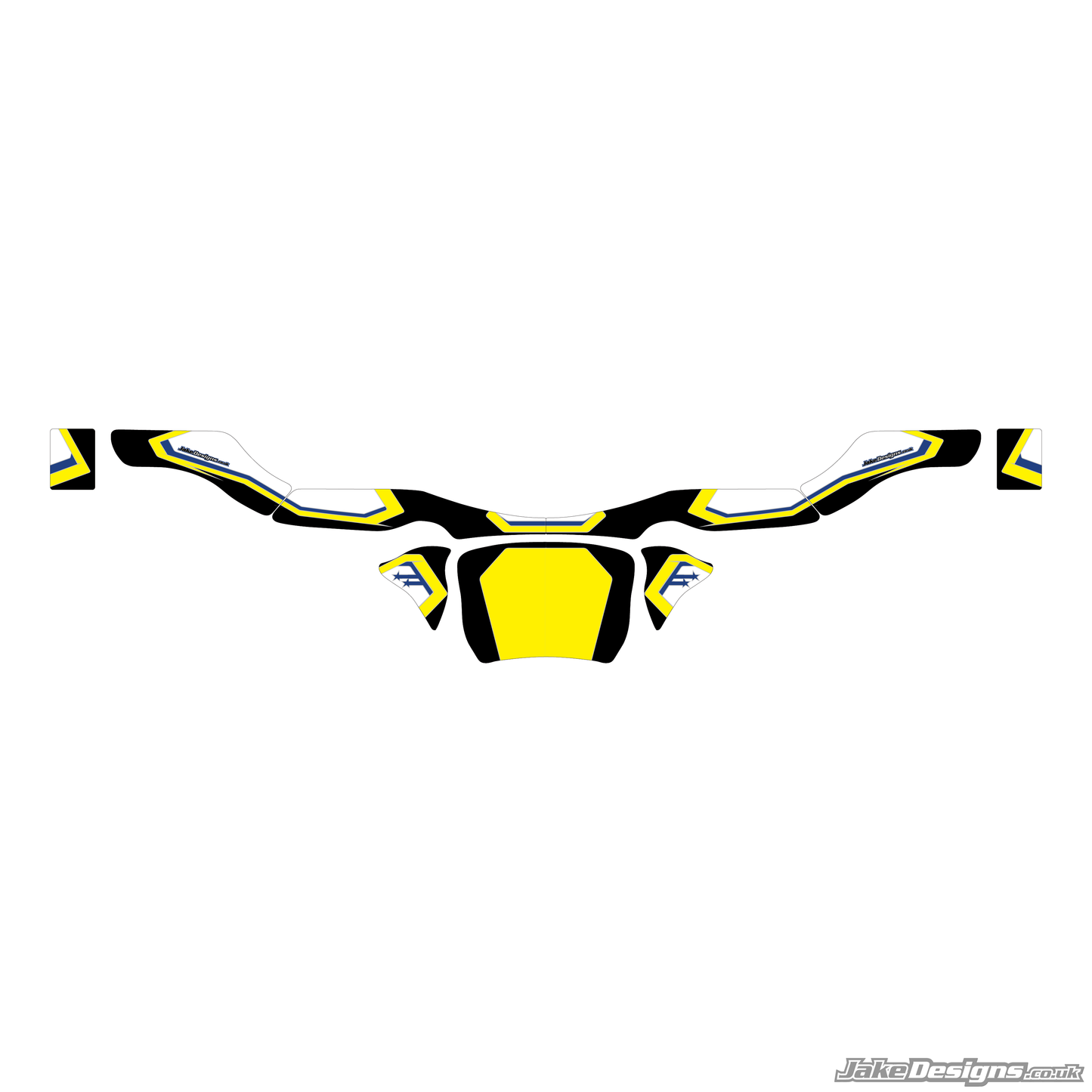 Stars Style Custom Rear Bumper Sticker Kit