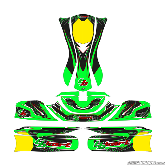 TB KART Replica Sticker Kit