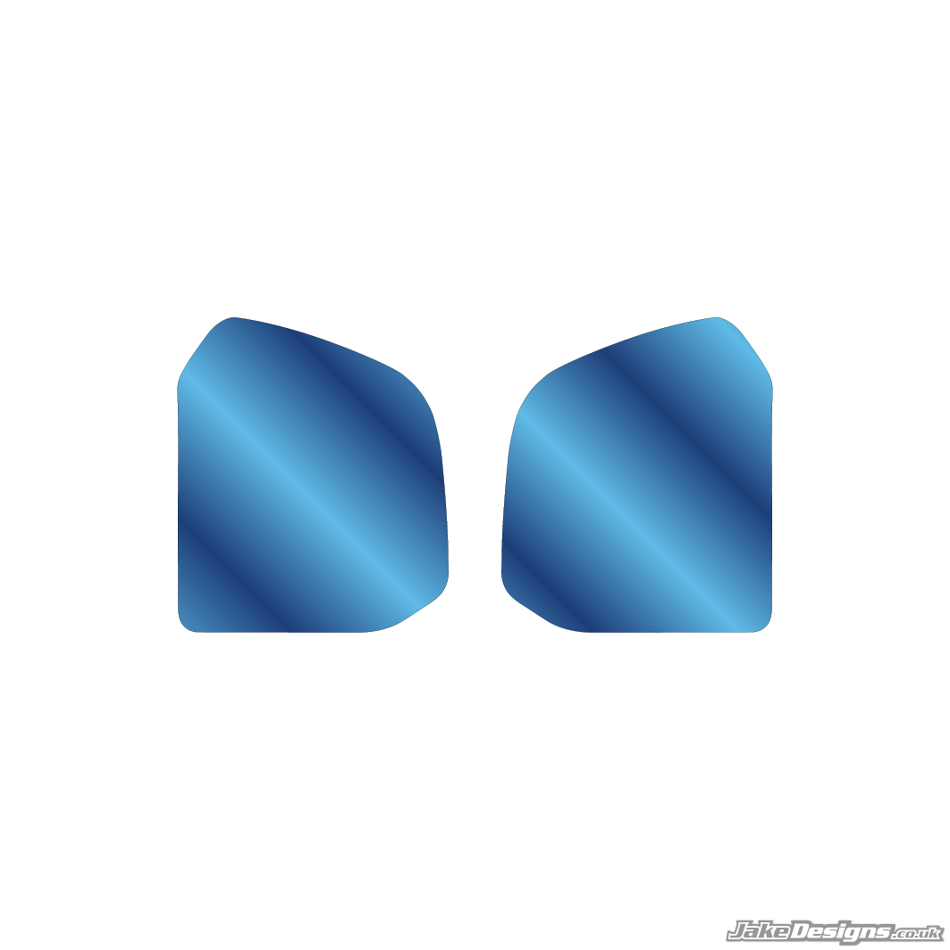 Chrome Style Tank Sticker Kit