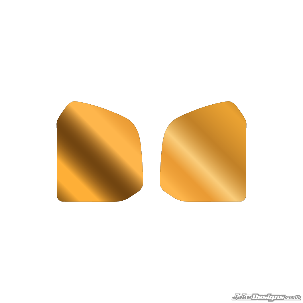 Chrome Style Tank Sticker Kit