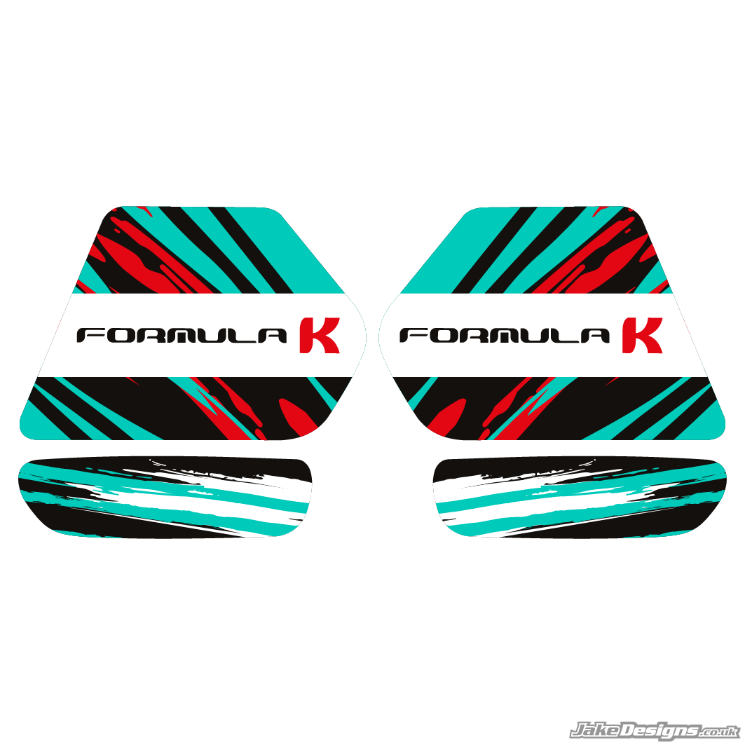FK (Formula K) Replica Tank Sticker Kit (2021)