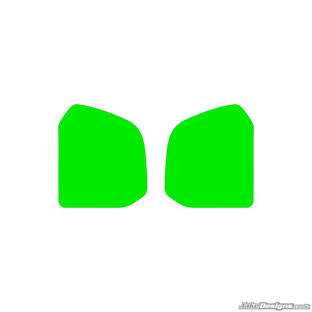 Fluorescent Style Tank Sticker Kit