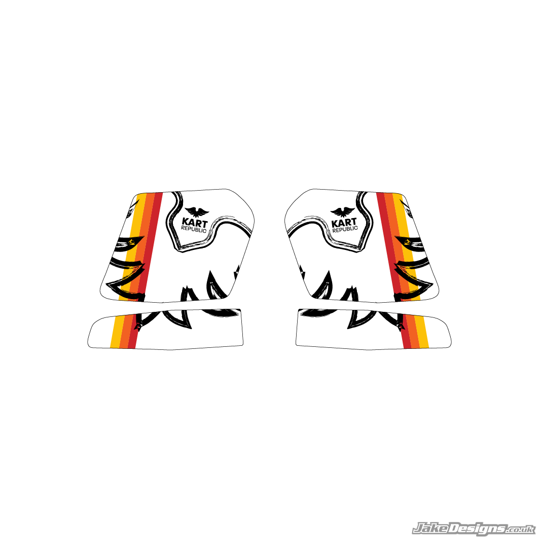 (KR) Kart Republic Replica Tank Sticker Kit
