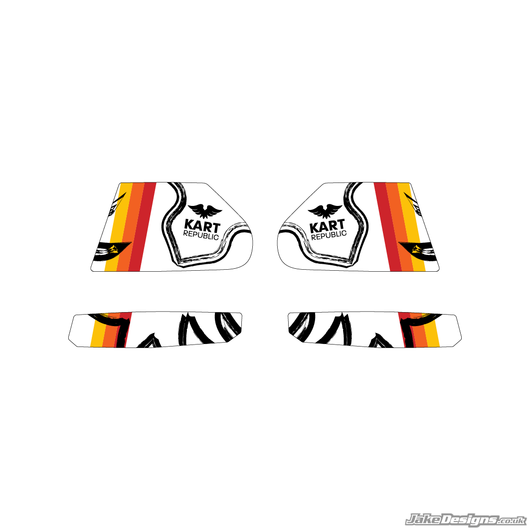 (KR) Kart Republic Replica Tank Sticker Kit