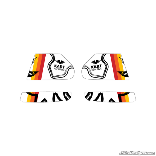 (KR) Kart Republic Replica Tank Sticker Kit