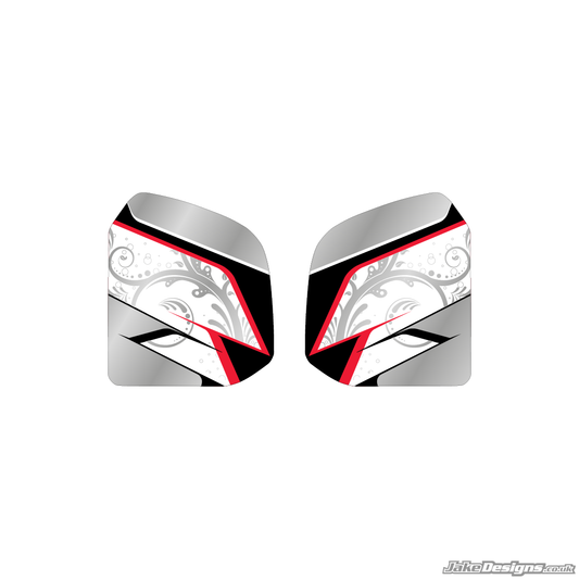 Floral Style Custom Tank Sticker Kit