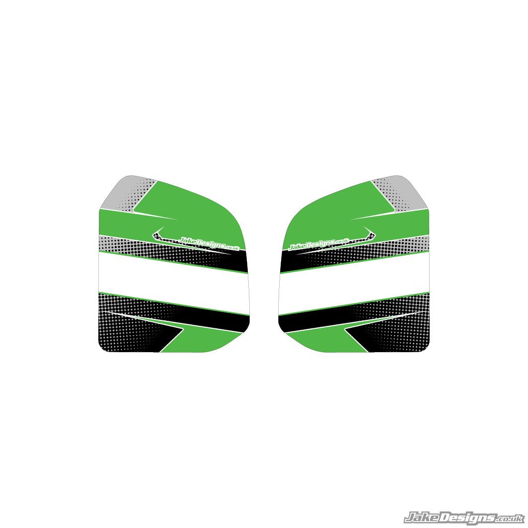 Halftone Style Custom Tank Sticker Kit