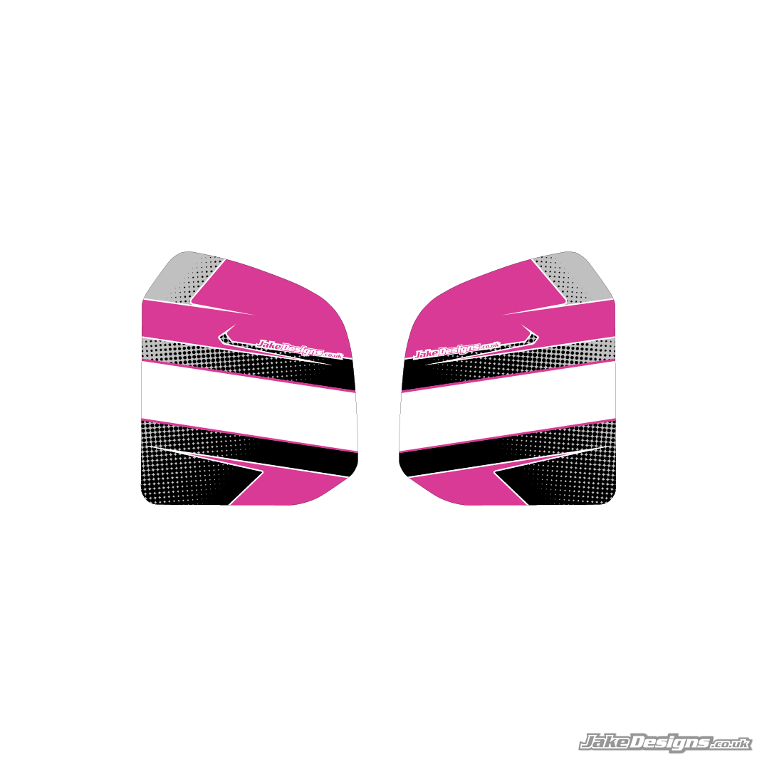 Halftone Style Custom Tank Sticker Kit