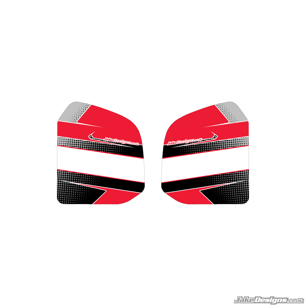 Halftone Style Custom Tank Sticker Kit