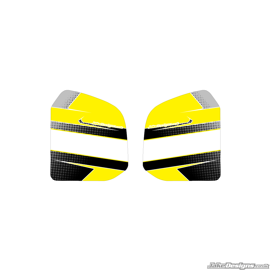Halftone Style Custom Tank Sticker Kit