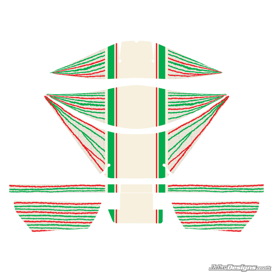 TonyKart 401S Racer Replica Rotax Airbox Sticker Kit (2015)