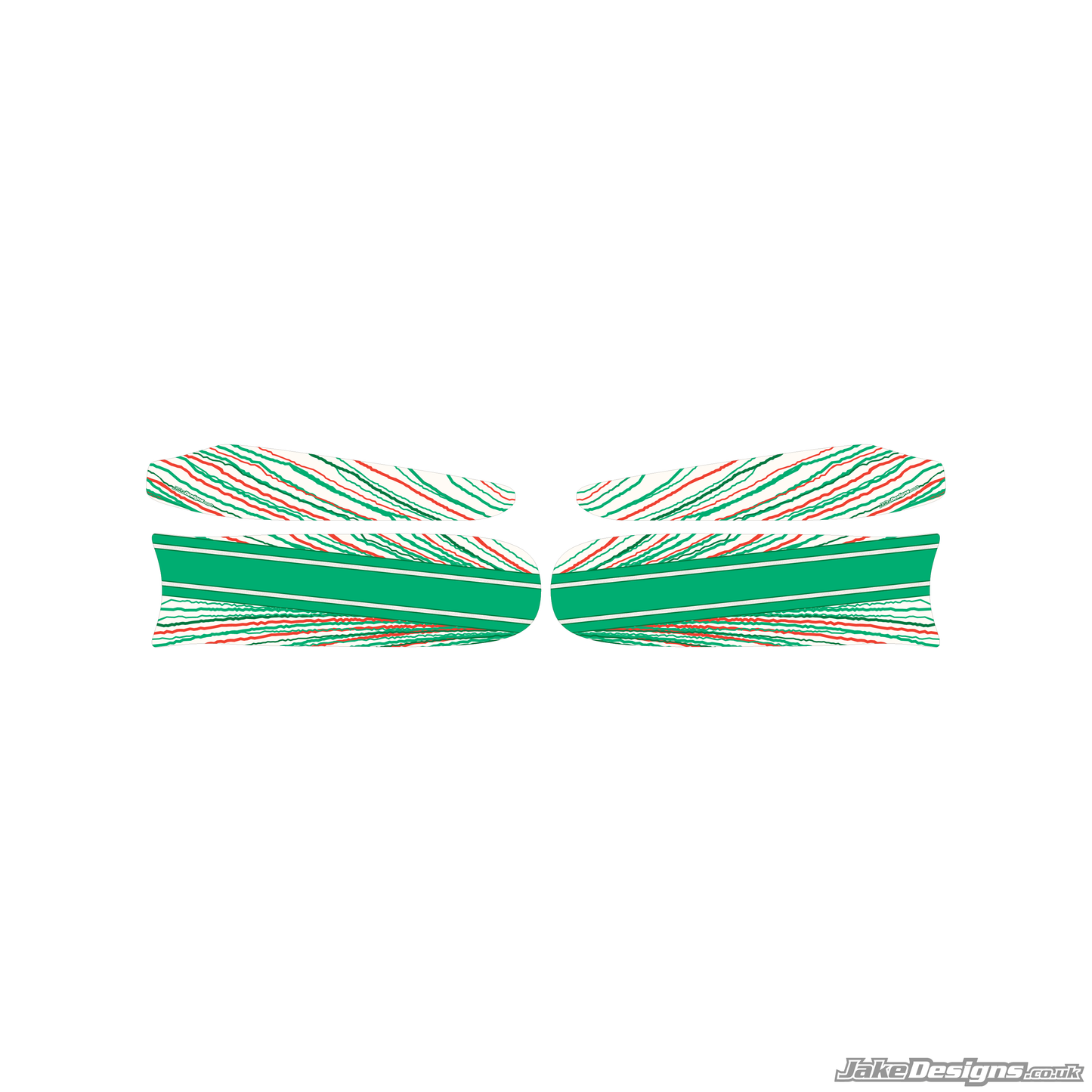 TonyKart 2022 401RR Replica Set Of Sidepods Sticker