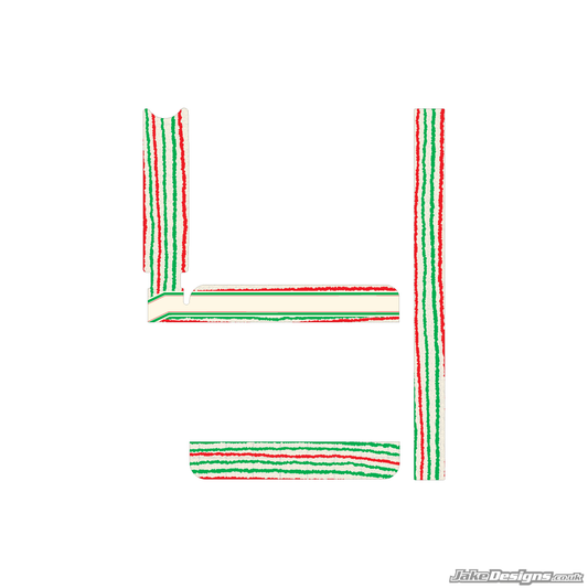 TonyKart 401S Racer Replica IAME X30 Radiator Stickers (2015)