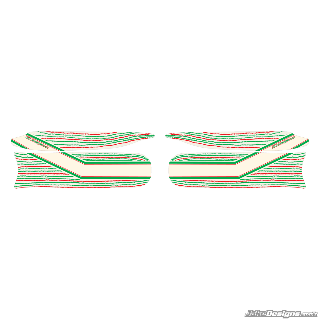 TonyKart 401S Racer Replica Set Of Sidepods Sticker (2015)