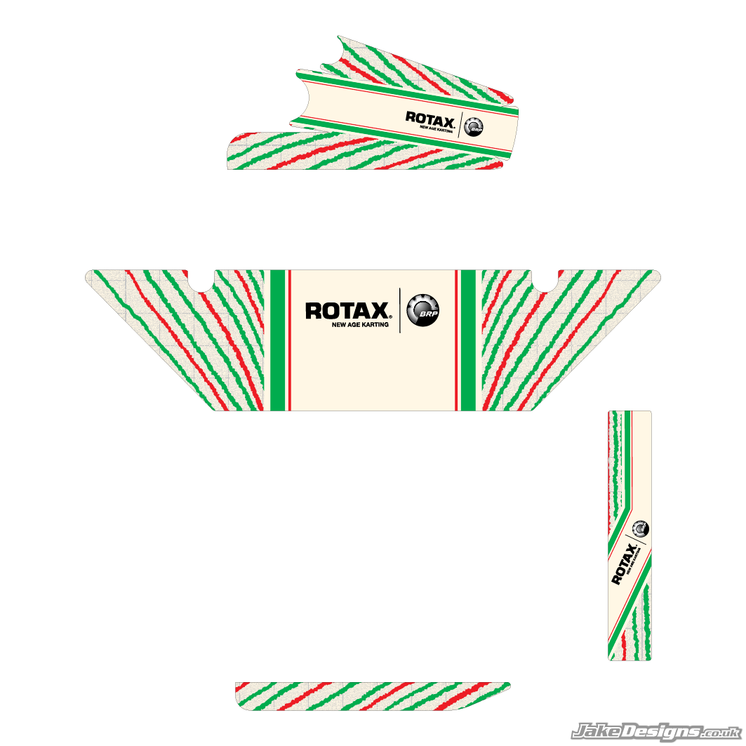 TonyKart 401S Racer Replica DD2 / Rotax Max Radiator Stickers (2015)