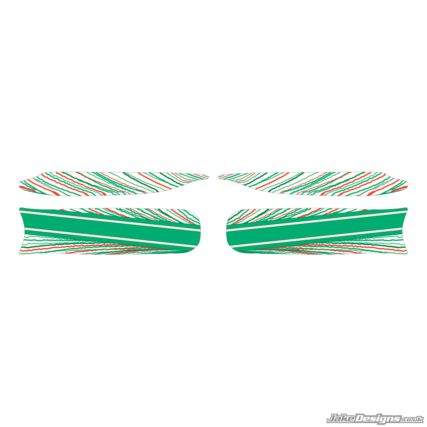 TonyKart 2022 401RR Replica Set Of Sidepods Sticker