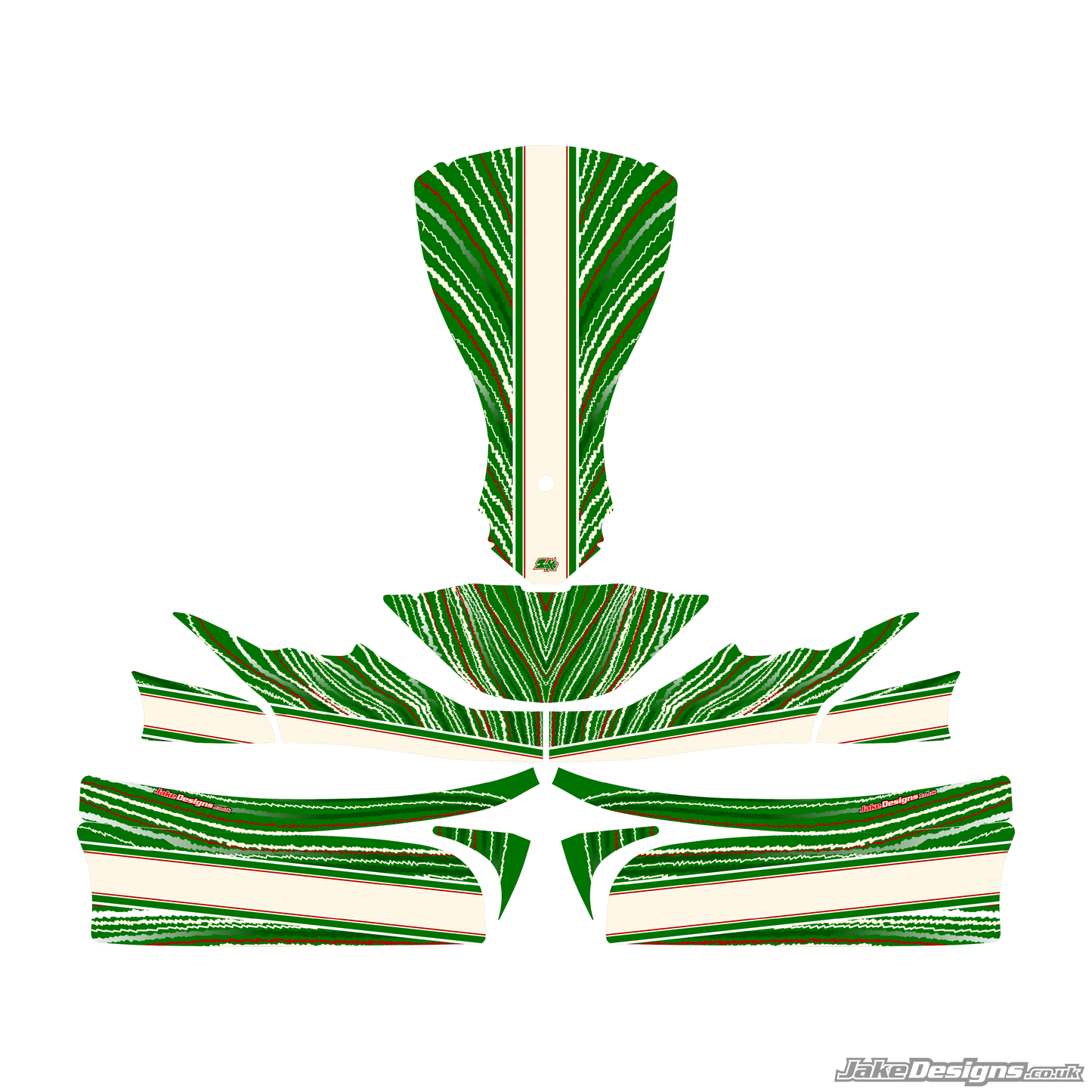 TonyKart EVK Replica Sticker Kit (2013)