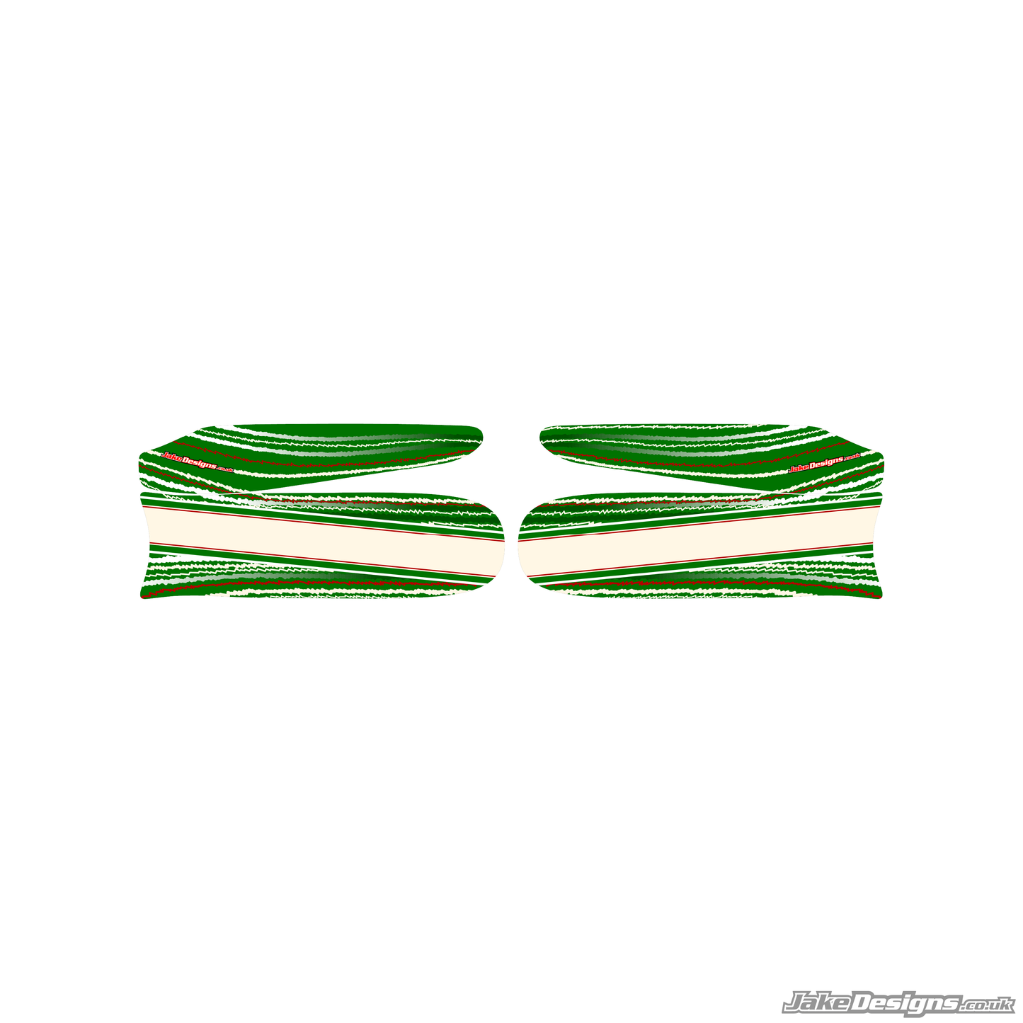 TonyKart EVK Replica Set Of Sidepods Sticker (2013)