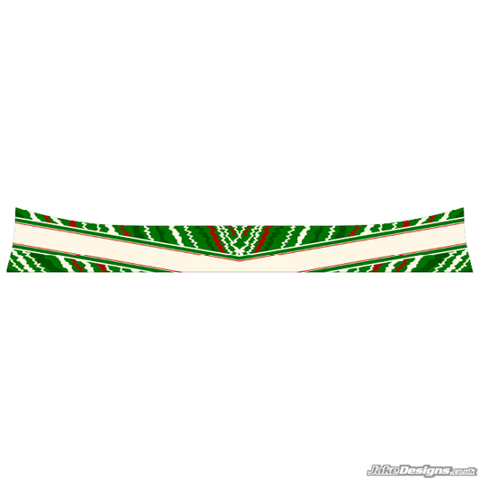 TonyKart EVK Style Visor Stickers (2013)