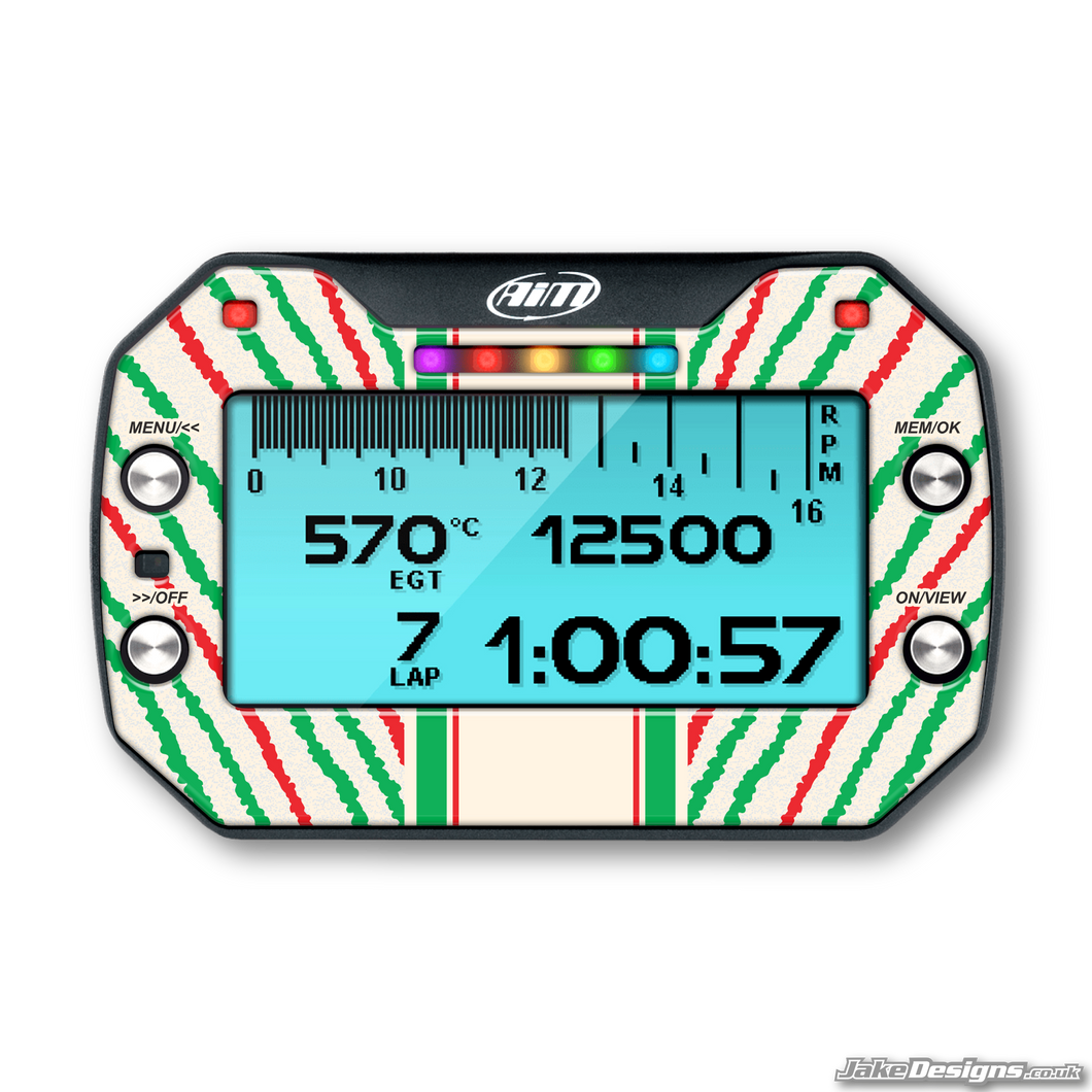 TonyKart 401S Racer Style Mychron 5 Gel Sticker (2015)