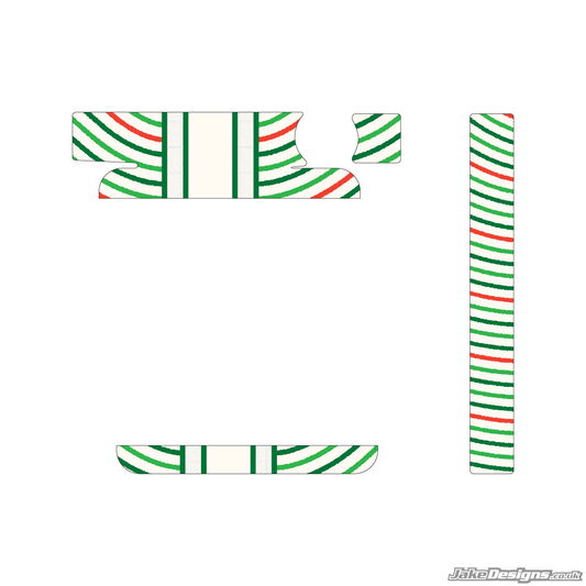 TonyKart 401R Replica IAME Big / X30 Radiator Sticker Kit (2019)