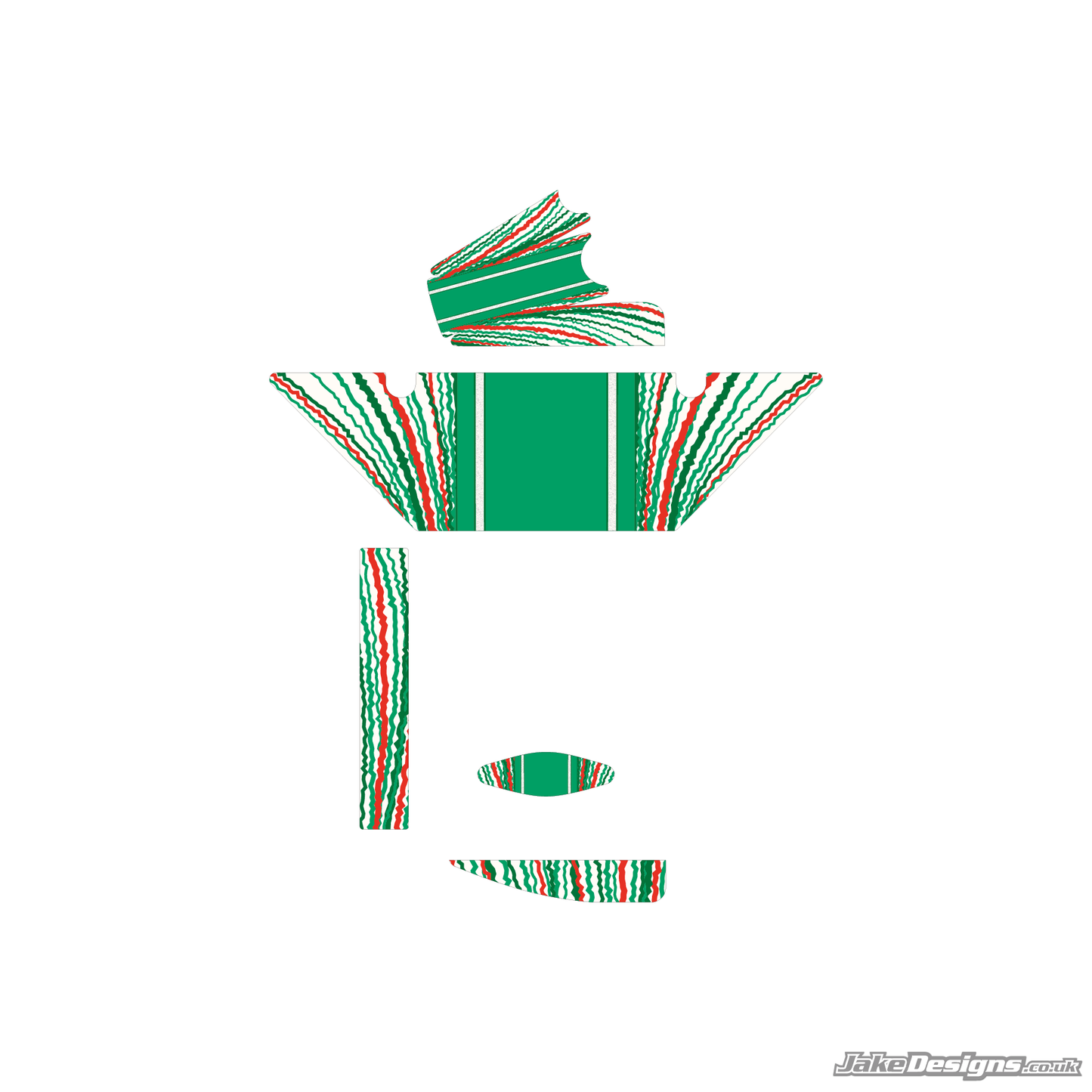 TonyKart 2022 401RR Replica Rotax Max Radiator Stickers