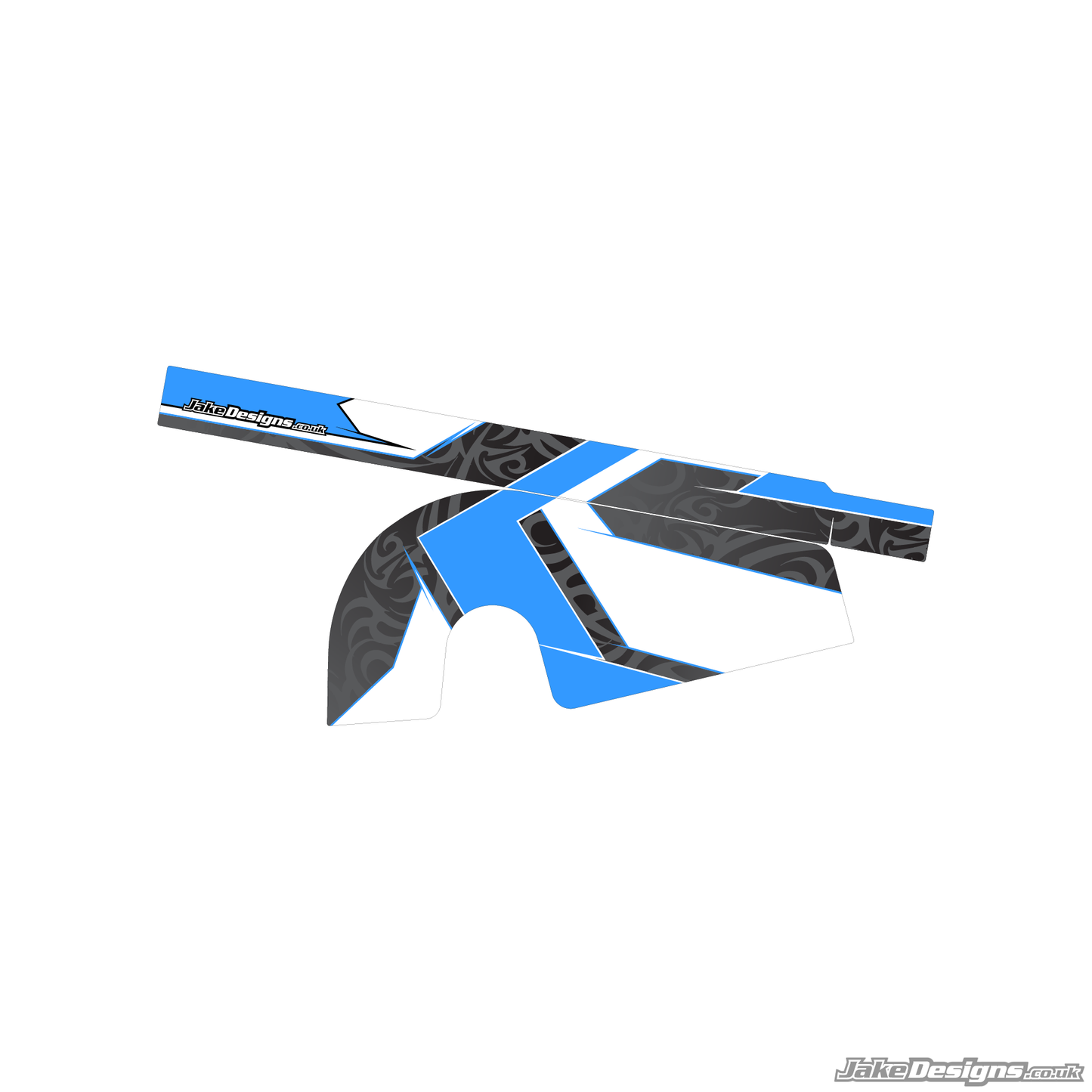 Tribal Style Custom Chain Guard Sticker Kit