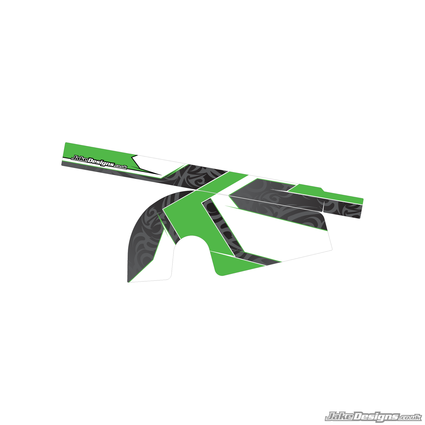 Tribal Style Custom Chain Guard Sticker Kit