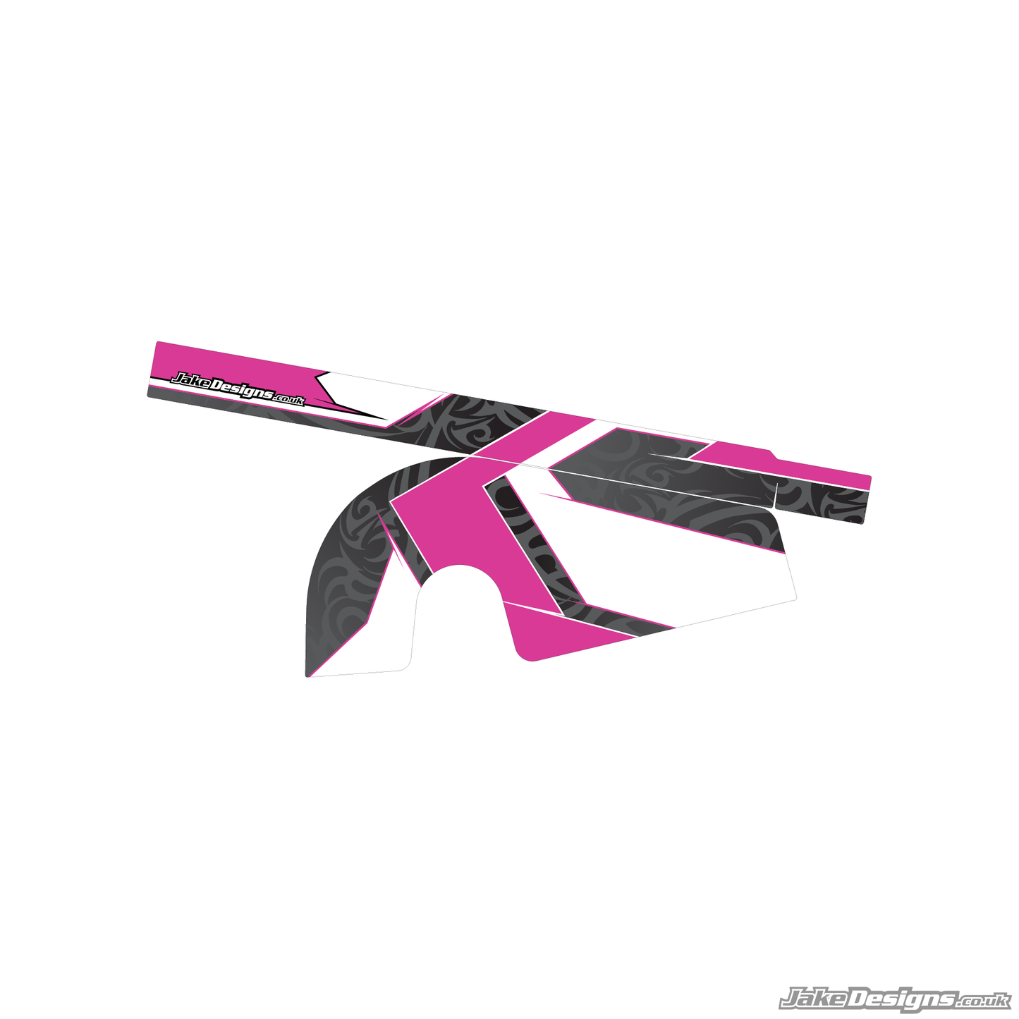 Tribal Style Custom Chain Guard Sticker Kit