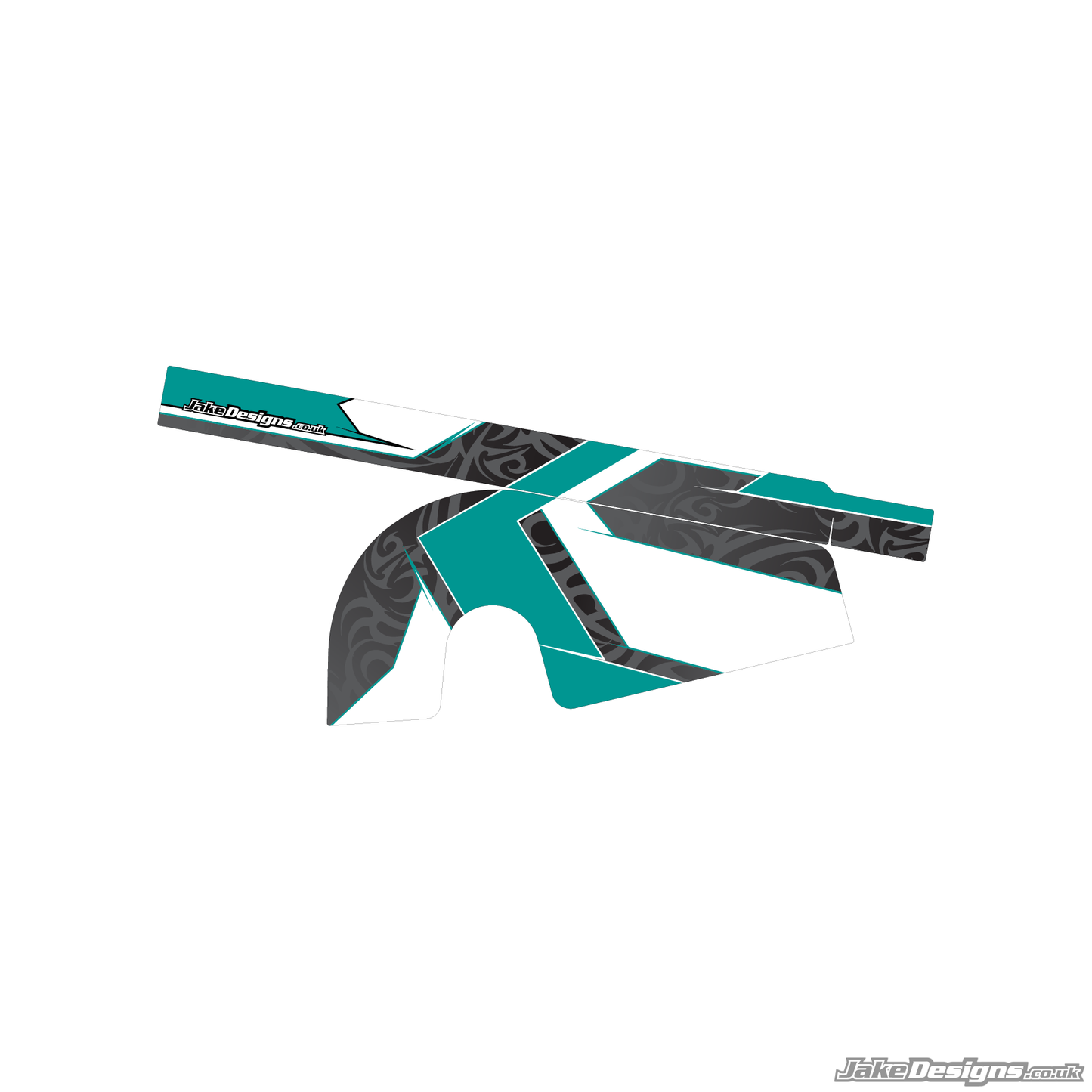 Tribal Style Custom Chain Guard Sticker Kit