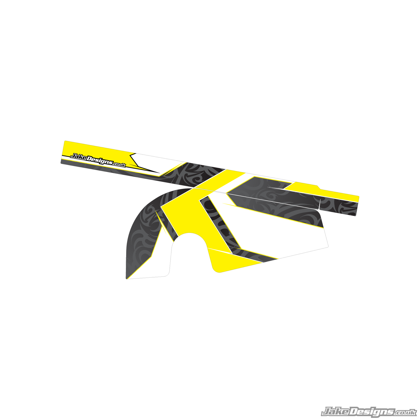 Tribal Style Custom Chain Guard Sticker Kit