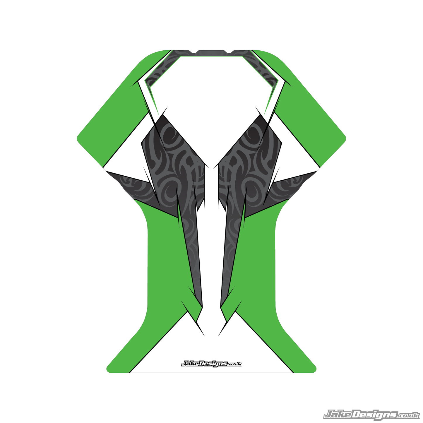 Tribal Style Custom Floor Tray Sticker Kit