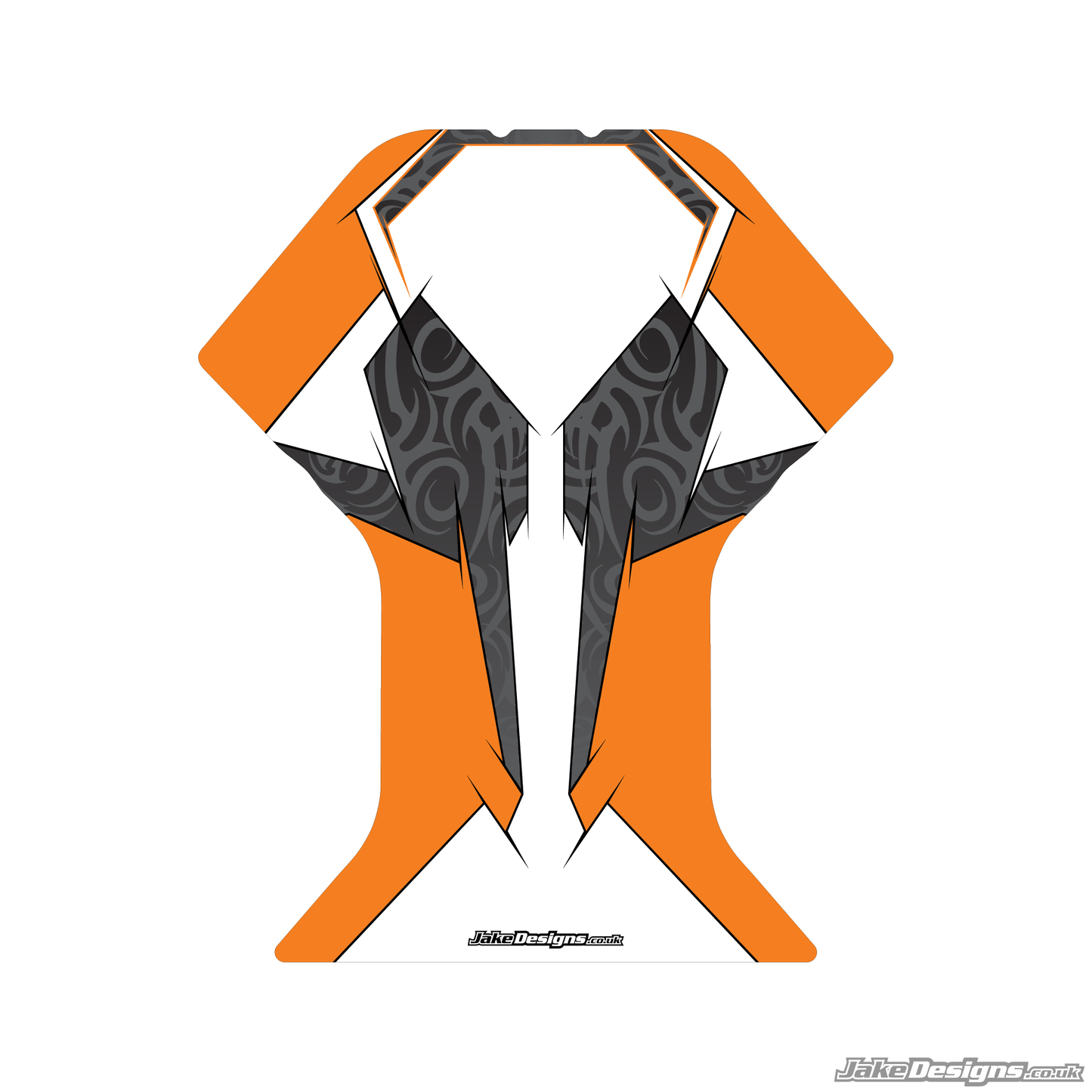 Tribal Style Custom Floor Tray Sticker Kit