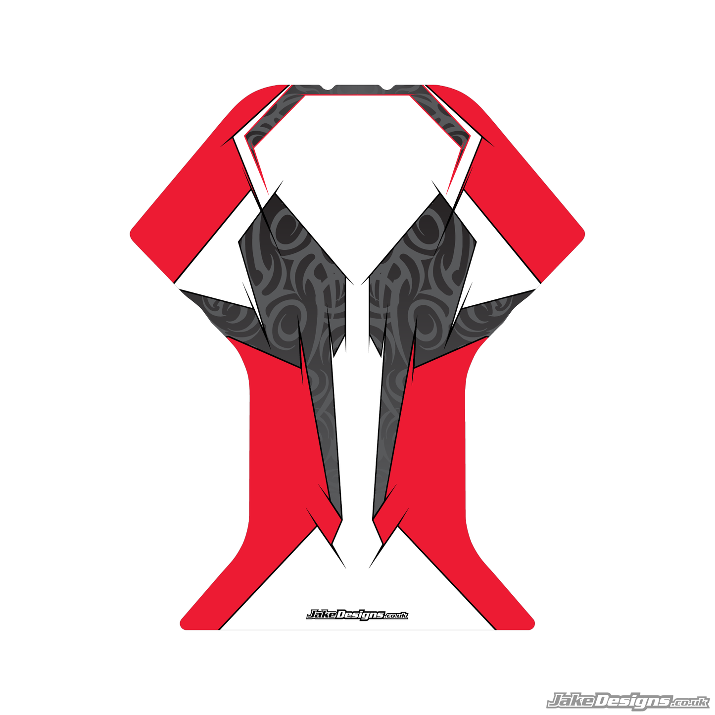 Tribal Style Custom Floor Tray Sticker Kit