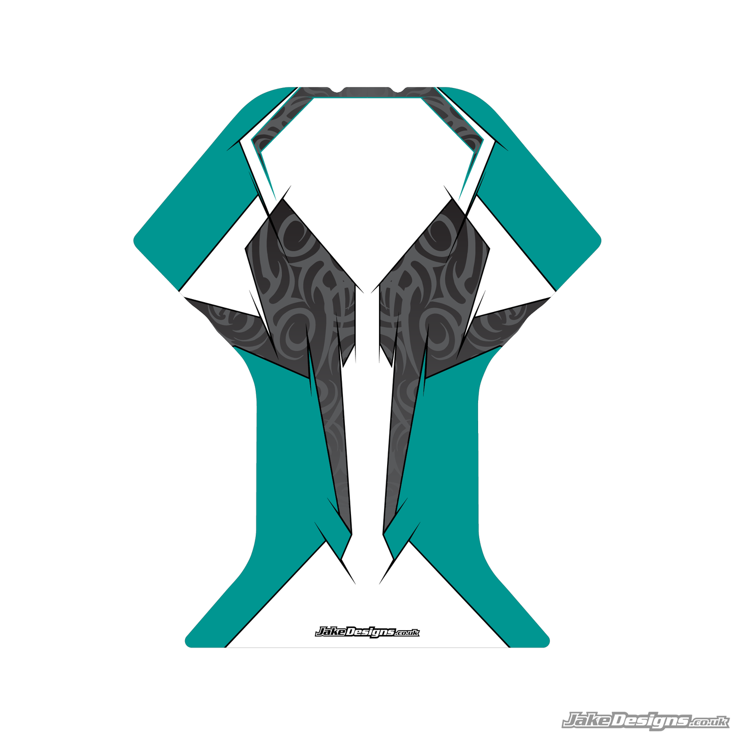 Tribal Style Custom Floor Tray Sticker Kit