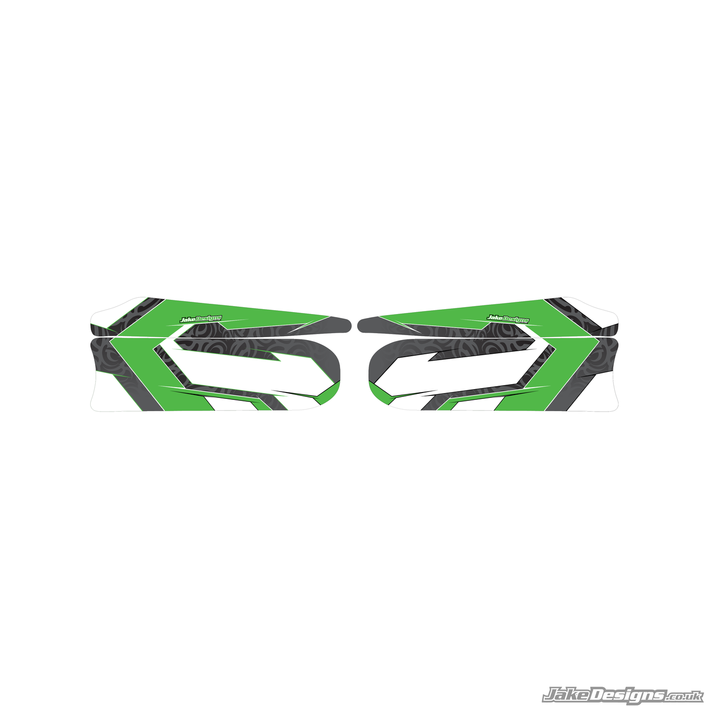 Tribal Style Custom Set Of Sidepods Sticker