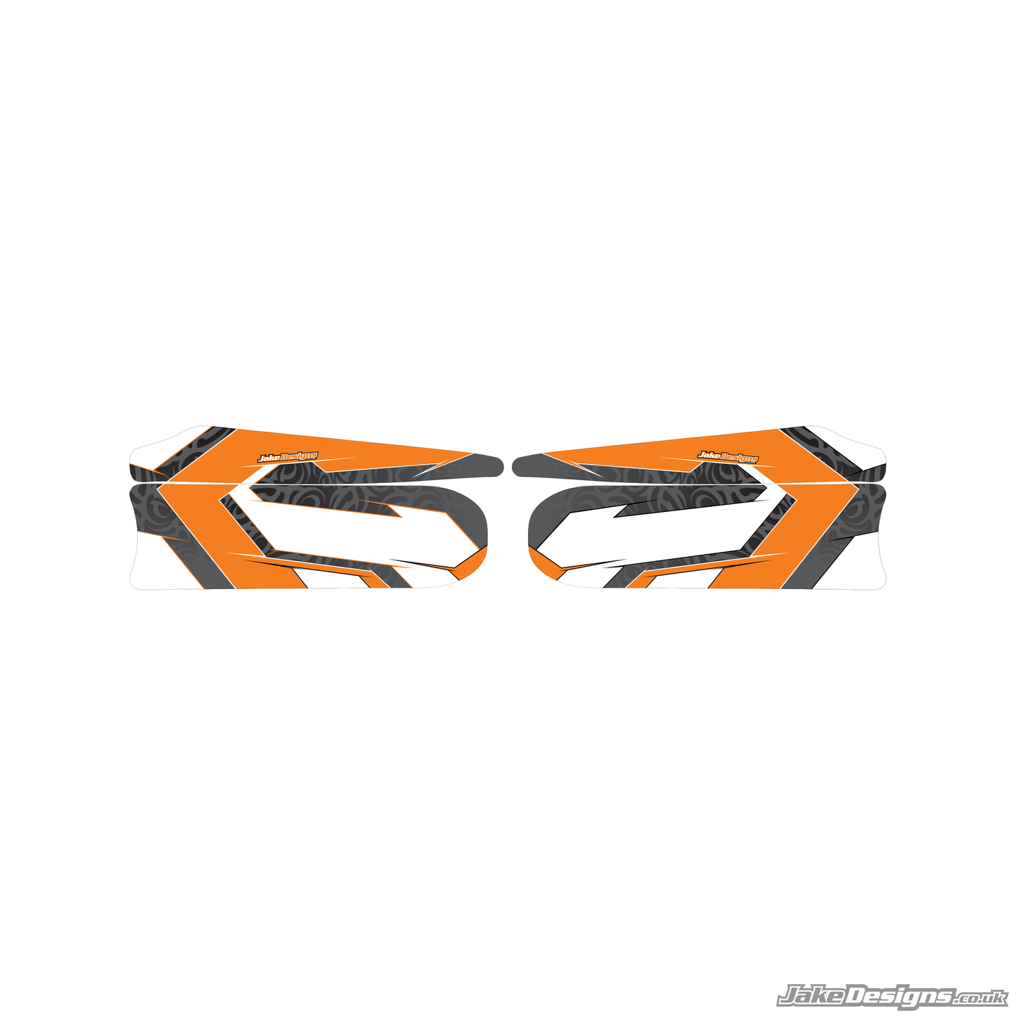 Tribal Style Custom Set Of Sidepods Sticker