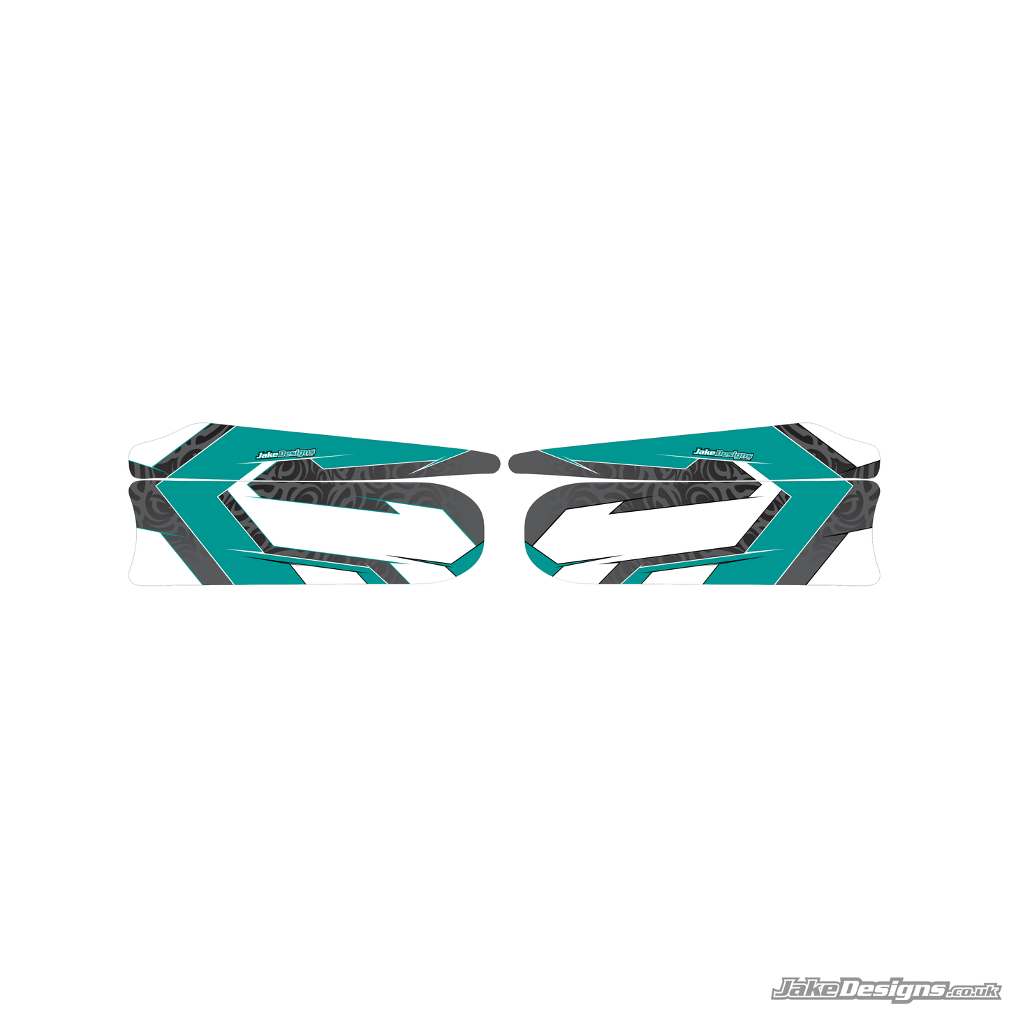 Tribal Style Custom Set Of Sidepods Sticker