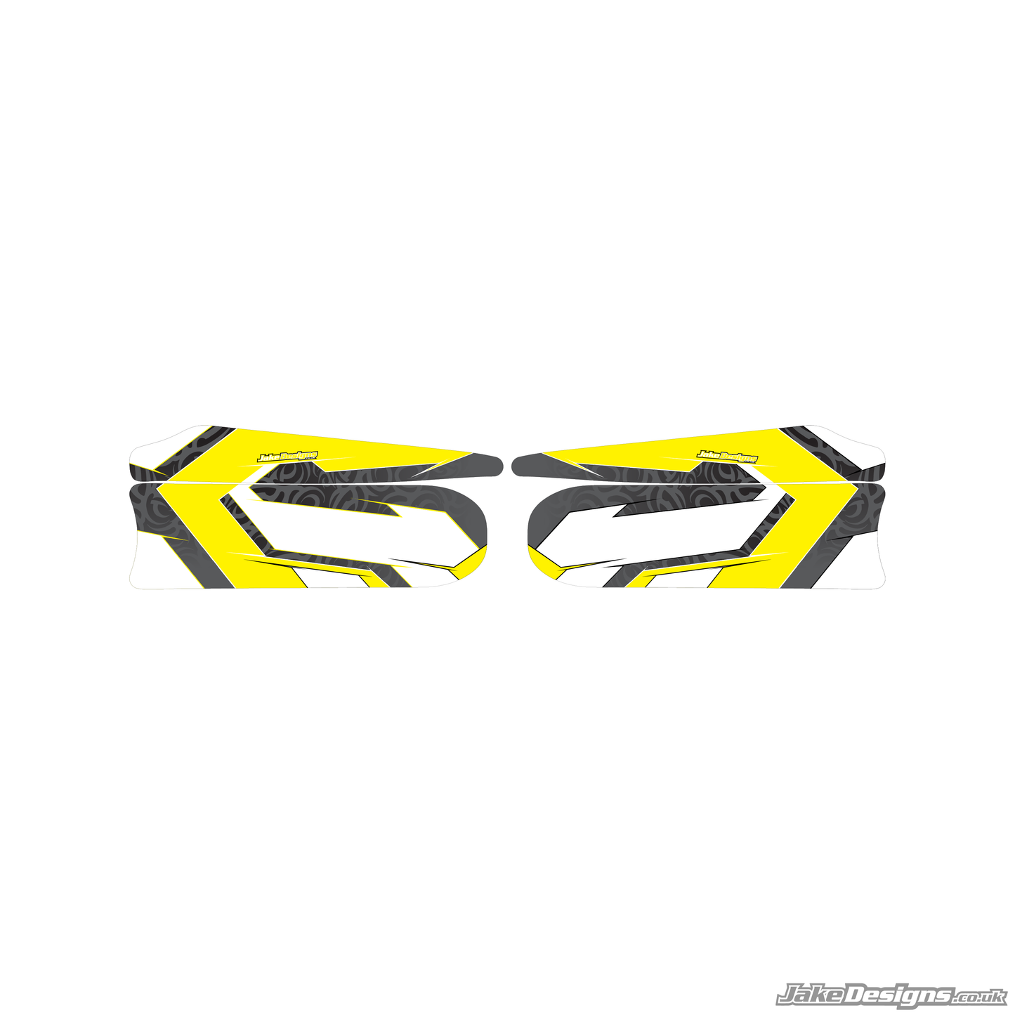 Tribal Style Custom Set Of Sidepods Sticker