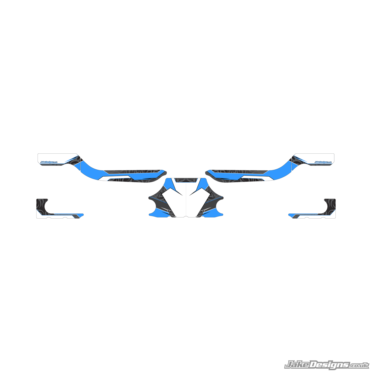 Tribal Style Custom Rear Bumper Sticker Kit