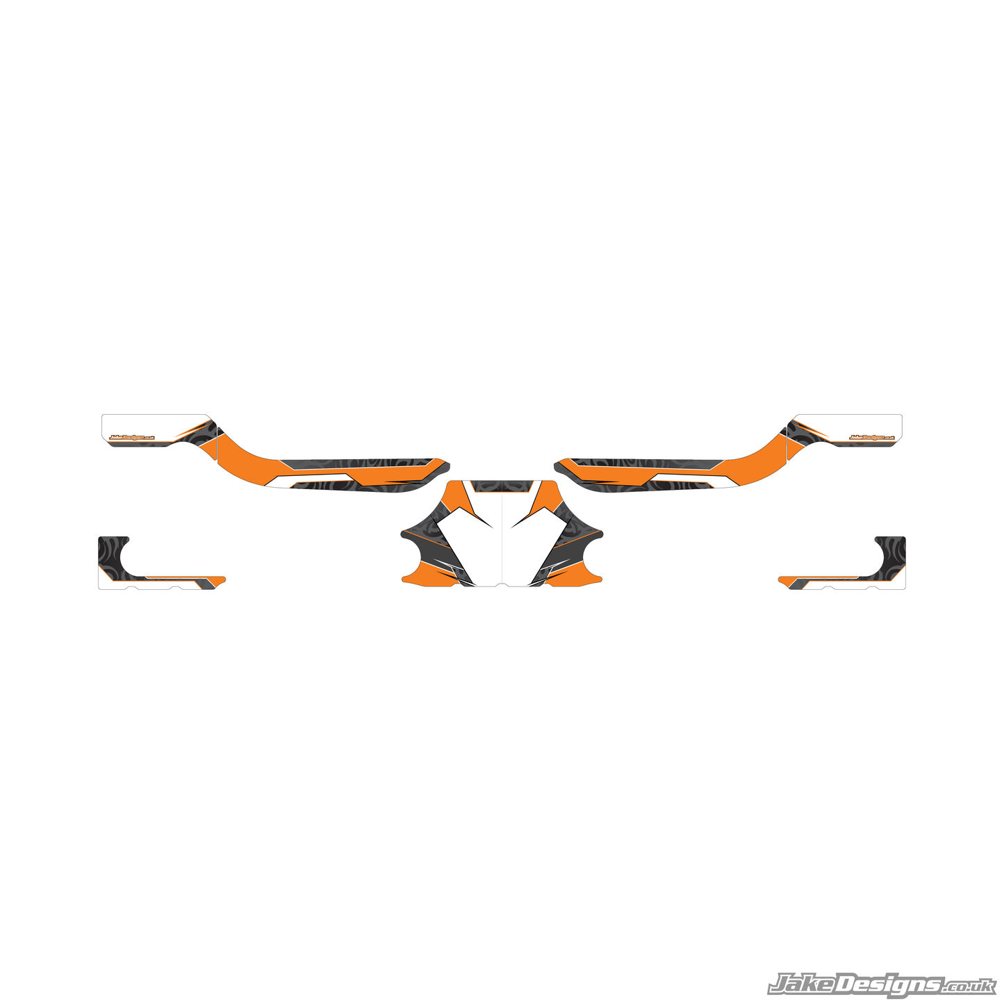 Tribal Style Custom Rear Bumper Sticker Kit