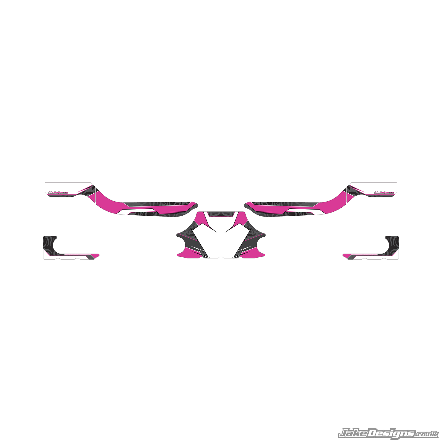 Tribal Style Custom Rear Bumper Sticker Kit