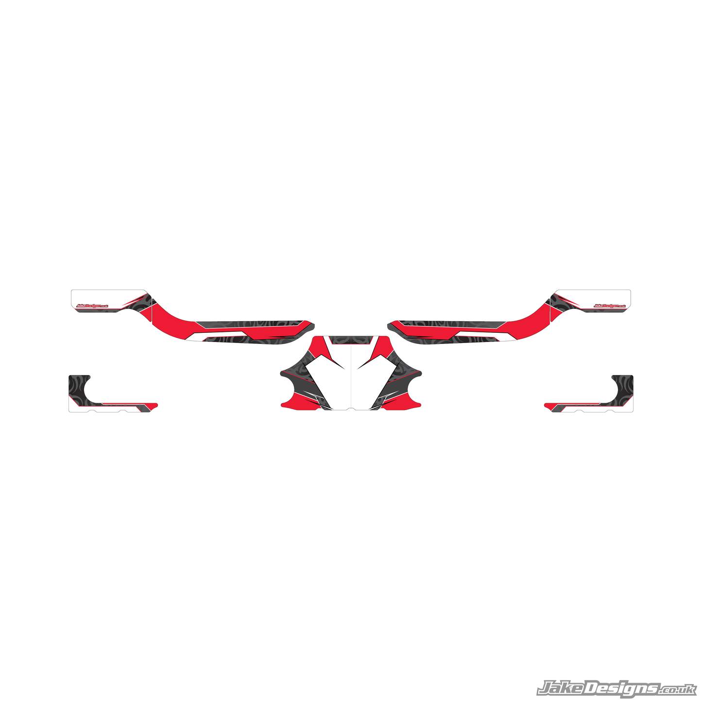 Tribal Style Custom Rear Bumper Sticker Kit