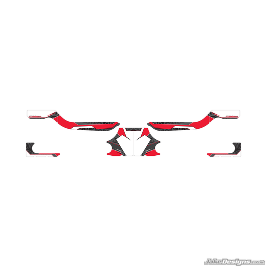 Tribal Style Custom Rear Bumper Sticker Kit