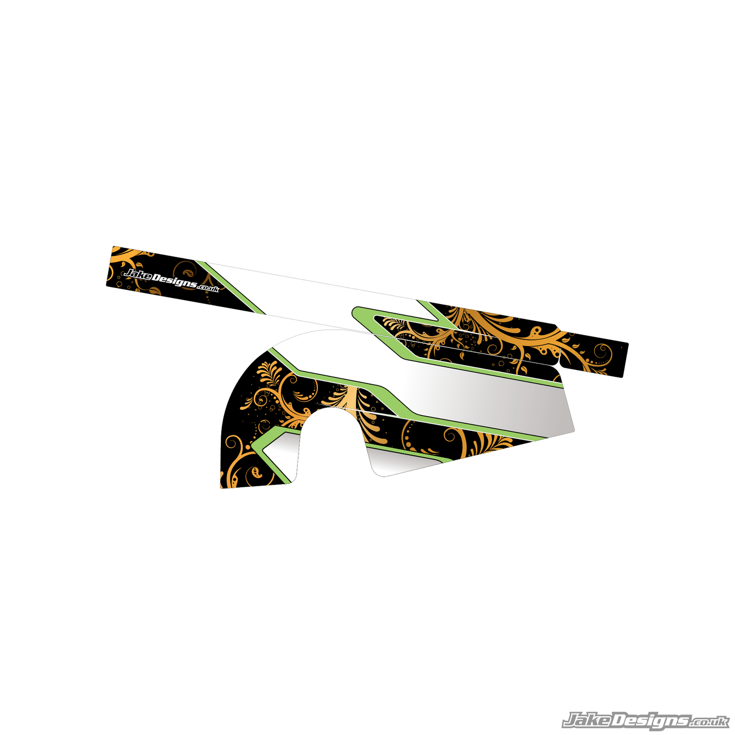 Velocity Style Custom Chain Guard Sticker Kit