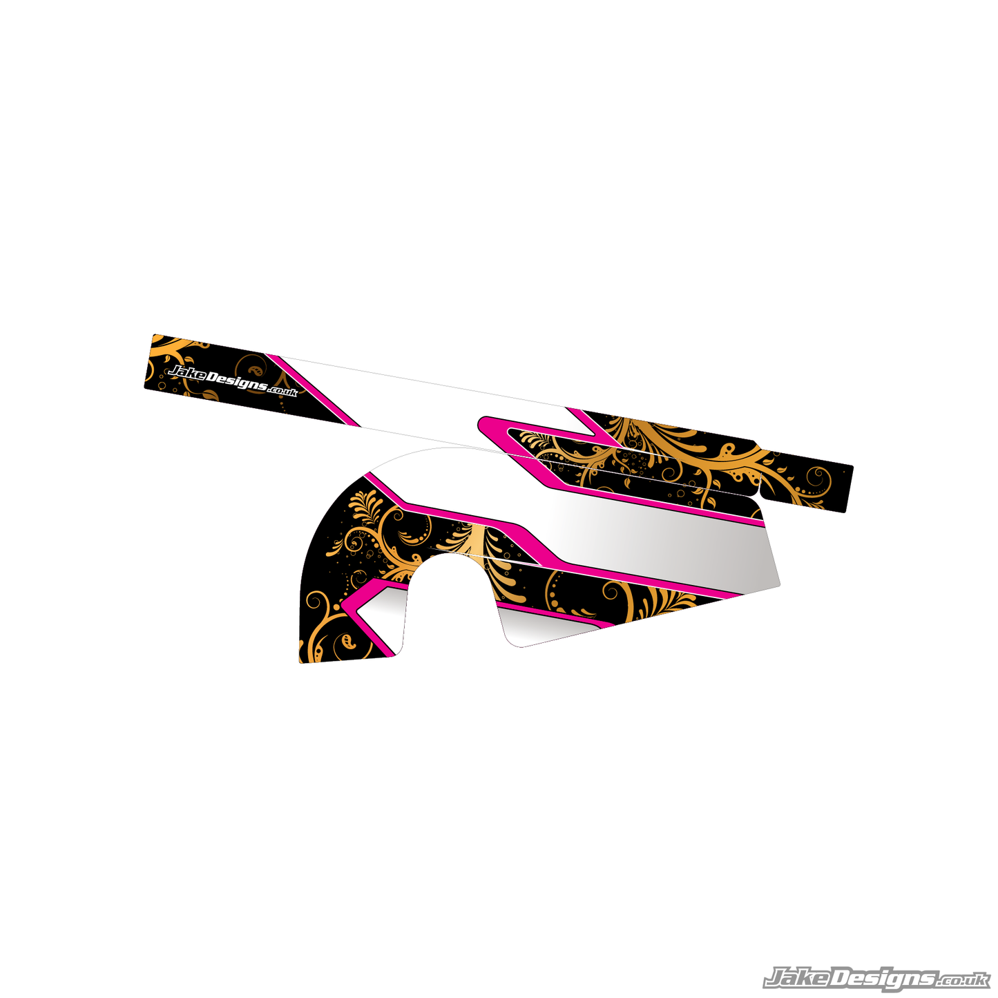 Velocity Style Custom Chain Guard Sticker Kit