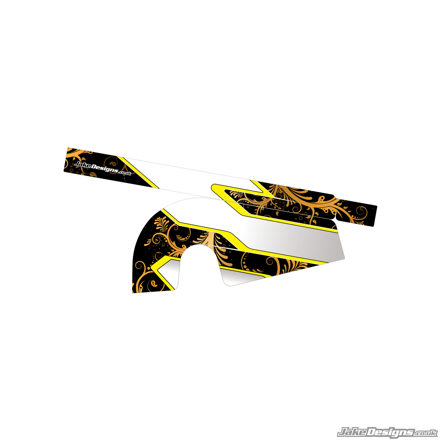 Velocity Style Custom Chain Guard Sticker Kit