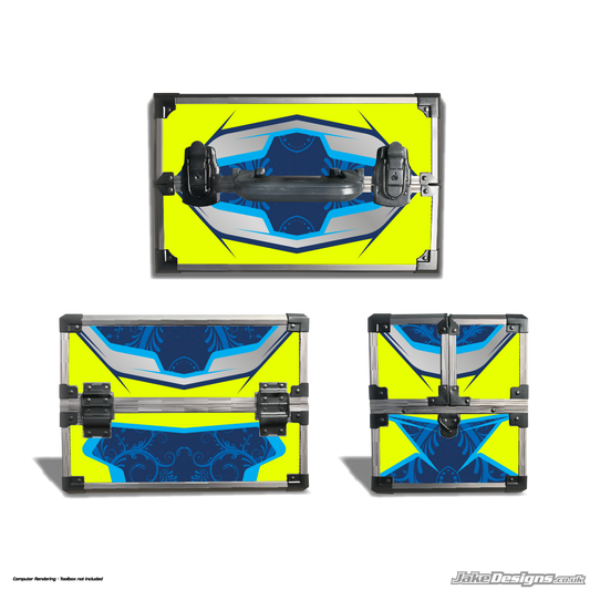 Customise it - Floral Senzo Toolbox Accessories Stickers