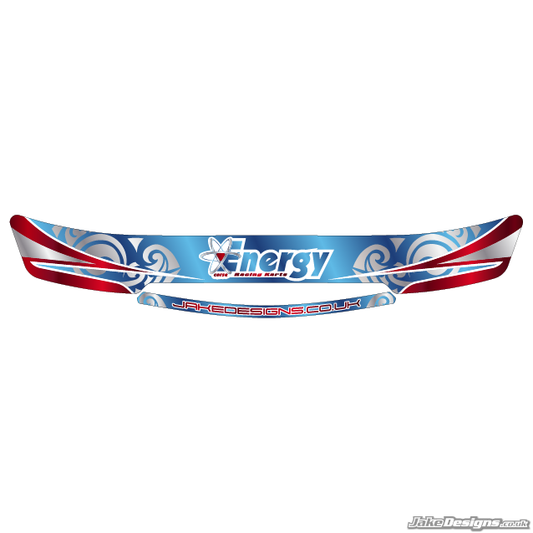 Energy Corse Style Visor Stickers (2013)